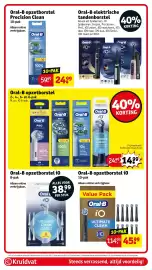 Kruidvat folder Pagina 42: Oral-b opzetborstel precision clean €24,99, Oral-B elektrische tandenborstel