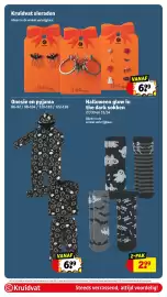 Kruidvat folder Pagina 48: Halloween glow in the dark sokken €2,99, Onesie en pyjama €6,99