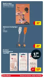 Kruidvat folder Pagina 53: Halloween handgrijper €2,99, 3d houten spookhuis €3,99