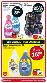 Kruidvat folder Pagina 56: Soupline wasverzachter infinite freshness €8,00, Dylon textielverf €8,62