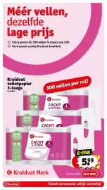 Kruidvat folder Pagina 58: Kruidvat toilet papier 3-laags €5,99