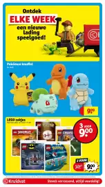 Kruidvat folder Pagina 64: Pokemon knuffel €9,99, LEGO zakjes €9,00