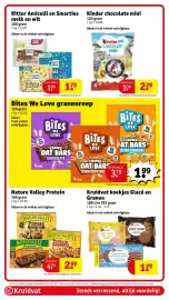 Kruidvat folder Pagina 73: Nature Valley Protein €2,99, Ritter Amicelli en Smarties melk en wit €1,99