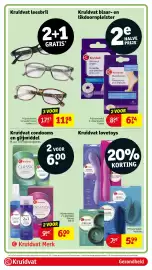 Kruidvat folder Pagina 87: Kruidvat condooms en glijmiddel €6,00, Kruidvat blaarpielester €6,74