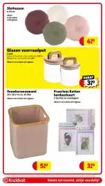 Kruidvat folder Pagina 93: Sierkussen €4,99, Vouwbare wasmand €5,99