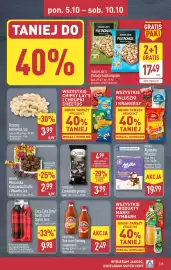 ALDI gazetka tydzień 41 Strona 25: Mieszanka Krakowska/Trufle z Wawelu, luz €2,99, Wszystkie paluszki i krakersy Sun Snacks