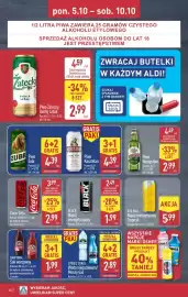 ALDI gazetka tydzień 41 Strona 26: Wszystkie napoje marki OSHEE, Piwo Kasztelan Jasne Pełne €4,39