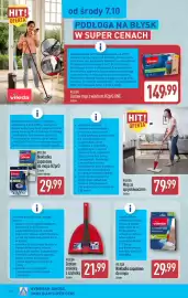 ALDI gazetka tydzień 41 Strona 30: VILEDA Zestaw mop z wiadrem H2prO ONE €149,99, VILEDA Zestaw zmiotka z szufelką €21,99