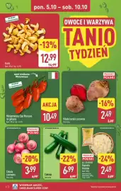 ALDI gazetka tydzień 41 Strona 4: Cukinia €6,99, Cebula czerwona €3,99