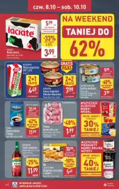 ALDI gazetka tydzień 41 Strona 44: Wszystkie słodycze marki Wedel, Wszystkie produkty marki Dolina Noteci