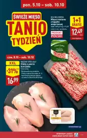 ALDI gazetka tydzień 41 Strona 9: Mięsne Specjały Filety z piersi kurczaka €16,99