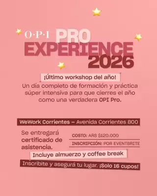 Opi Esmaltes (válido hasta 10-10)