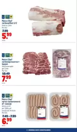 Makro folder | Food Pagina 18: Metro Chef varkensfilet 1/2 €5,99, Metro Chef verse varkensworst of -saucij €6,99