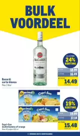 Makro folder | Food Pagina 2: Capri-Sun multivitamine of orange €15,48, Bacardi carta blanca €14,49