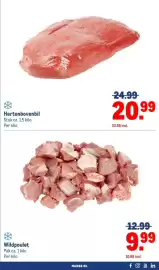 Makro folder | Food Pagina 25: Hertenbovenbil €20,99, Wildpoulet €9,99