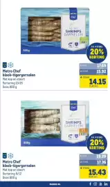 Makro folder | Food Pagina 33: Metro Chef black-tigergarnalen €14,15, Metro Chef black-tigergarnalen €15,43