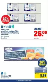 Makro folder | Food Pagina 34: Metro Chef scholfilet, zeebaarsfilet, kabeljauwloin of sliptong zonder vel €26,09