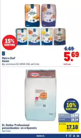 Makro folder | Food Pagina 41: Dr. Oetker Professional pannenkoeken- en crêpesmix €17,18, Metro Chef bloem €5,69