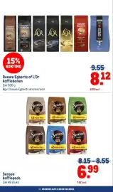 Makro folder | Food Pagina 46: Senseo koffiepads €6,99, Douwe Egberts of L'Or koffiebonen €8,12