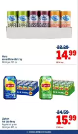Makro folder | Food Pagina 48: Lipton ice tea tray €15,99, Hero assortimentstray €14,99
