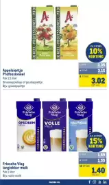Makro folder | Food Pagina 53: Friesche Vlag langlekker melk €1,40, Appelsientje Professioneel €3,02