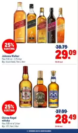 Makro folder | Food Pagina 66: Johnnie Walker €29,09, Chivas Regal whisky €28,49