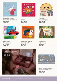 Prenatal folder Pagina 17: Ga je mee? Met de auto €14,95, Kiekeboe! Wie zit daar nijntje? €6,95