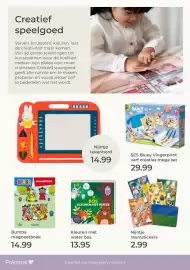 Prenatal folder Pagina 30: SES Bluey Vingerprint verf creaties mega set €29,99, Nijntje raamstickers €2,99