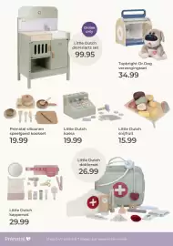Prenatal folder Pagina 39: Topbright Dr.Dog verzorgingsset €34,99, Prénatal siliconen speelgoed kookset €19,99