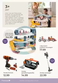 Prenatal folder Pagina 40: Smoby Stofzuiger €22,99, Smoby Gereedschapskoffer €14,99