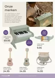 Prenatal folder Pagina 44: Little Dutch trommel €14,95, Little Dutch xylofoon €9,95