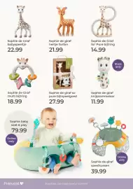 Prenatal folder Pagina 56: Sophie baby seat & play €79,99, Sophie de giraf so pure bijtspeelgoed €27,99