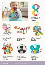Prenatal folder Pagina 60: Playgro my first soccer ball voetbal €11,49, Playgro Elly's Melody Piano €10,49