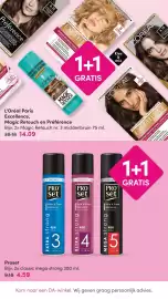 DA folder Pagina 6: Proset classic mega strong €4,59, L'Oréal Paris Excellence, Magic Retouch en Préférence €14,09
