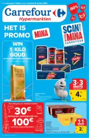 Carrefour folder Pagina 1: Van woensdag 7 oktober t.e.m. maandag 19 oktober 2026 Carrefour (H Hypermarkten HET IS PROMO