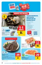 Carrefour folder Pagina 20: Niet-gekuiste tongen €2,69, Zalmhaasje €2,95