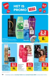 Carrefour folder Pagina 26: Haarkleuring Syoss, Schwarzkopf, Poly Palette en Creme Supreme €19,50