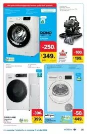 Carrefour folder Pagina 35: Droogkast CWD84MWWSBE €449,00, Wasmachine S Ultra €399,00