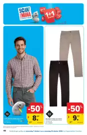 Carrefour folder Pagina 48: Fluwelen broek voor heren €9,99, Licht flanellen hemd voor heren €8,99
