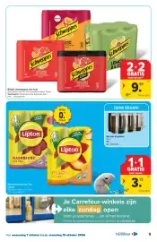Carrefour folder Pagina 9: Blikjes Schweppes met fruit €9,98