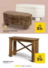 Xenos folder week 41 Pagina 15: Opbergbank Teddy dodo €89,00, Sidetable recycle €99,00