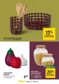 Xenos folder week 41 Pagina 25: Alle acacia opbergpotten €5,59, Alle keramieken manden €12,74