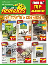 Herkules Baumarkt Prospekt woche 41 Seite 1