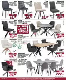 Poco Prospekt woche 41 Seite 14: Stuhl Kord €39,99, Stuhl Microfaser dunkelgrau und braun, Metall-füße schwarz €29,99
