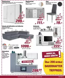 Poco Prospekt woche 41 Seite 19: Kleiderschrank €299,00, Stuhl Kunstleder €19,00