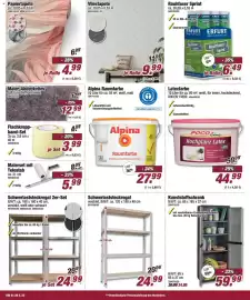 Poco Prospekt woche 41 Seite 22: Schwerlaststeckregal verzinkt €24,99, Alpina Raumfarbe €27,99