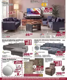 Poco Prospekt woche 41 Seite 3: Ecksofa mit Bettfunktion und Bettkasten €999,99