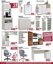 Poco Prospekt woche 41 Seite 4: Kommode €122,00, Drehstuhl Samtvelours grau mit Glitzersteine €88,00