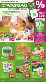 Wasgau Prospekt woche 41 Seite 1: Iglo Schlemmerfilet €2,99, Aurora oder Goldpuder Weizenmehl €2,29
