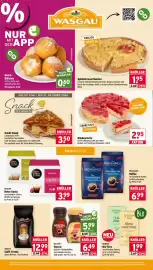 Wasgau Prospekt woche 41 Seite 8: Himbeertorte €2,95, KNÜLLER Apfelstreusel-Kuchen €1,95